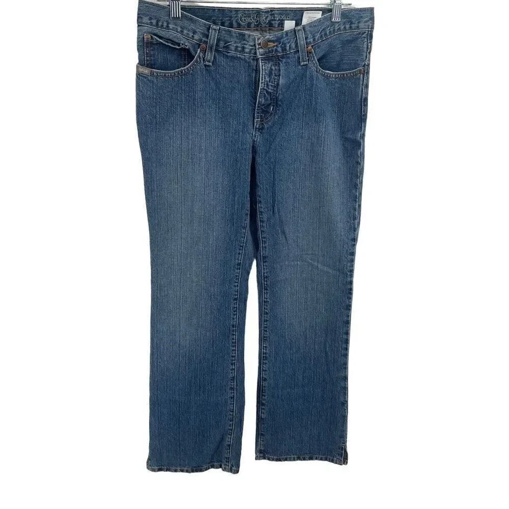 Cruel Girl Women's Relaxed Jeans Straight Leg Denim Button fly Size 9